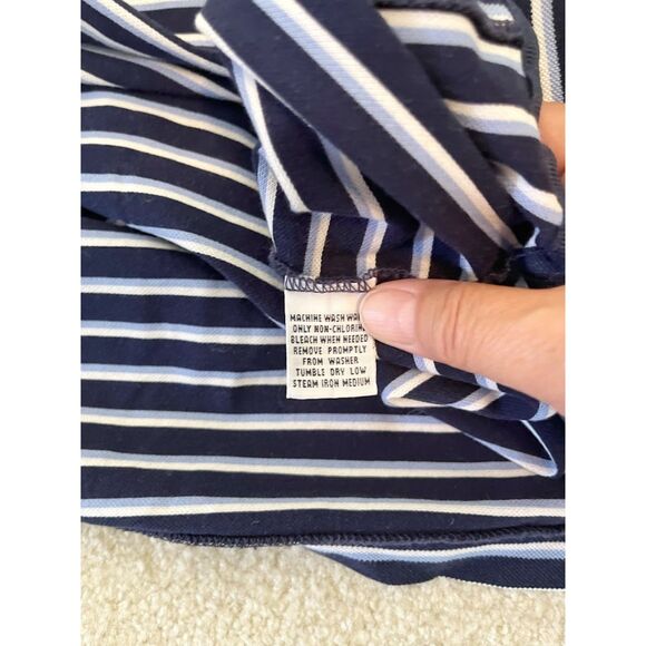 Polo Ralph Lauren Golf 100% PIMA Cotton Stripe Button Collar Polo Shirt - Picture 8 of 8